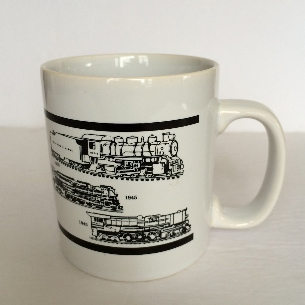 Illustrated History of Steam Locomotives Coffee Mug Series 3 Coloroll England